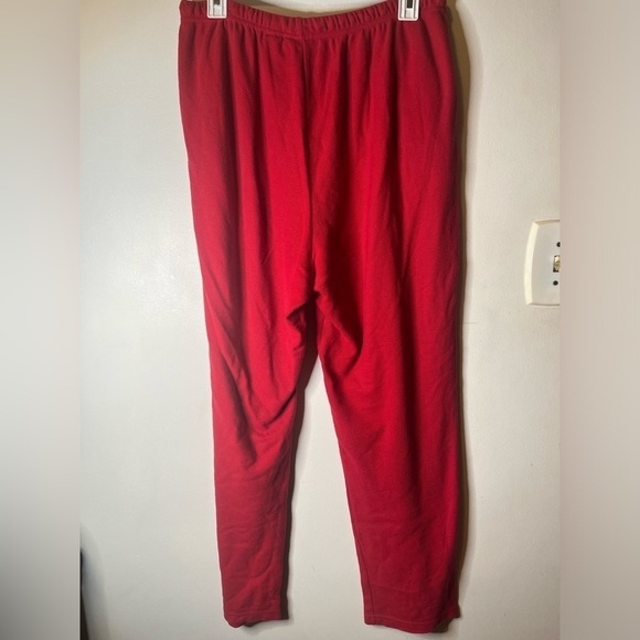 Women’s red casual pants size large - Picture 3 of 3